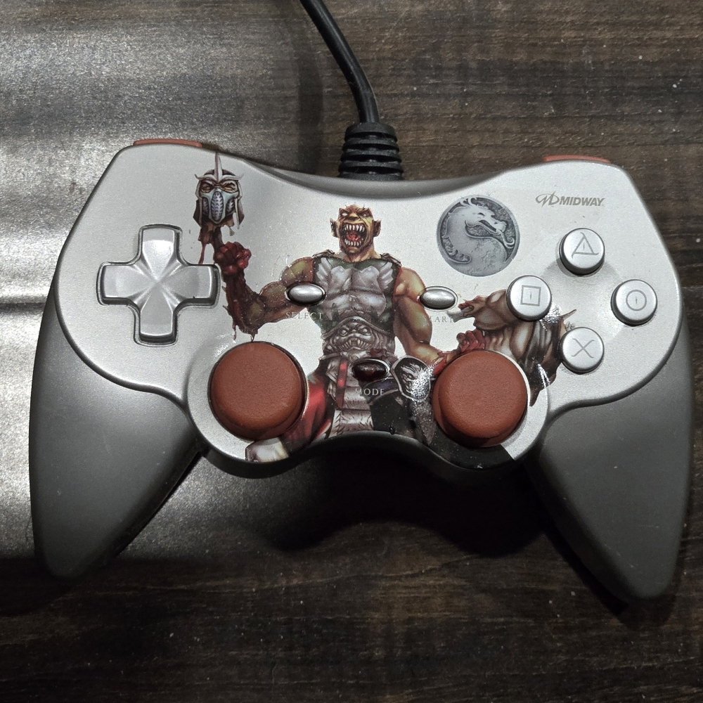 Playstation 2 Mortal Kombat Baraka Fatality Controller Midway